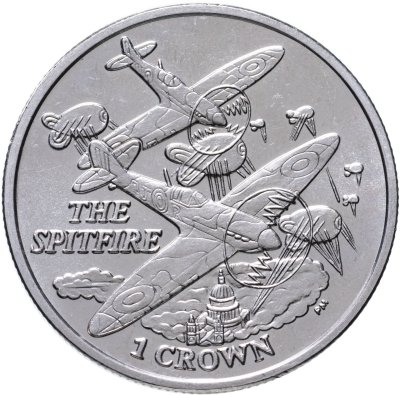 купить Фолклендские острова 1 крона (crown) 2008 "Supermarine Spitfire"