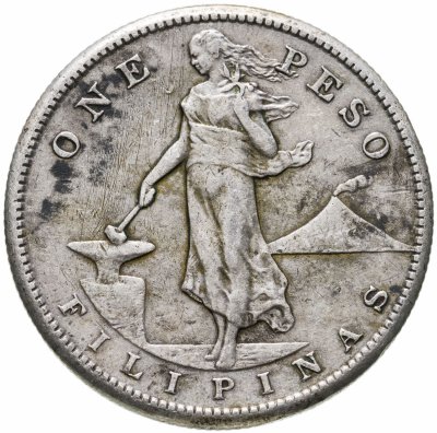 купить Филиппины 1 песо (peso) 1909