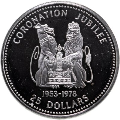 купить Белиз 25 долларов 1978 "25 лет коронации Королевы Елизаветы II"