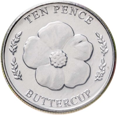 купить Джерси 10 пенсов (pence) 2022 "Полевые цветы - Лютик" в коинкарте