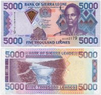 купить Сьерра-Леоне 5000 леоне 2006 года (Pick 27c)