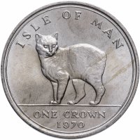Купить Остров Мэн 1 крона 1970 "Мэнкс"