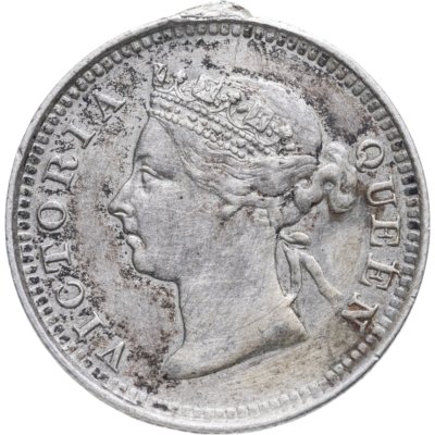 купить Гонконг 5 центов (cents) 1886