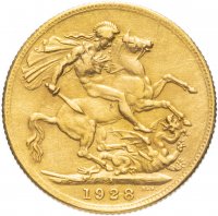 Купить ЮАР (Великобритания - Георг V) соверен 1928