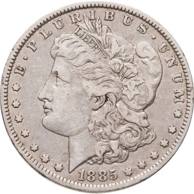 купить США 1 доллар (dollar) 1885 O Доллар Моргана знак монетного двора: "O" - Новый Орлеан