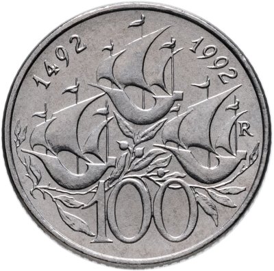 купить Сан-Марино 100 лир 1992 "500 лет открытию Америки"