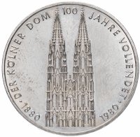купить Германия (ФРГ) 5 марок 1980 "100 лет со дня окончания строительства Кёльнского собора"