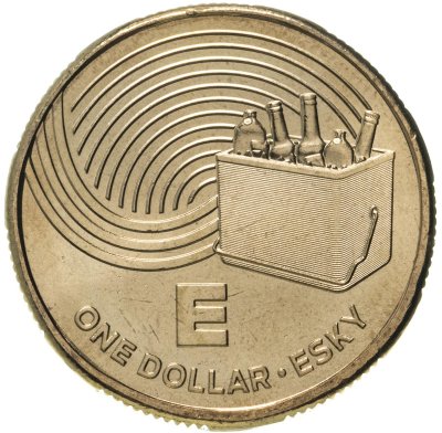 купить Австралия 1 доллар 2019 "Буква Е"