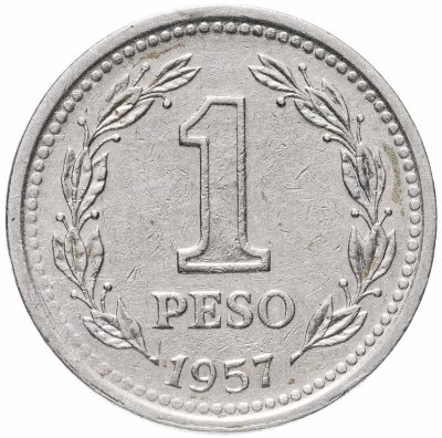 купить Аргентина 1 песо 1957