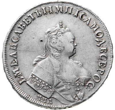 купить 1 рубль 1744 ММД, Биткин №115 (R1)