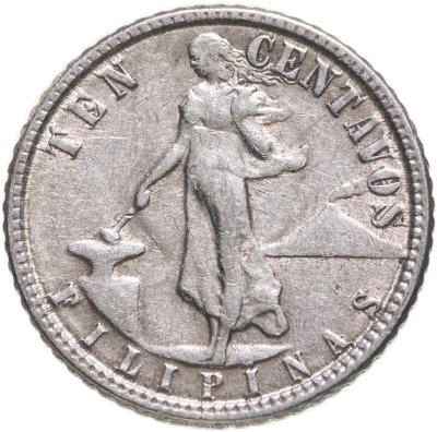 купить Филиппины 10 сентаво (centavos) 1945