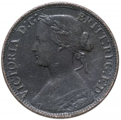 купить Великобритания 1 фартинг (farthing) 1860