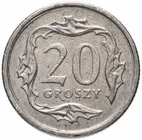 Купить Польша 20 грошей 1990-2016, случайная дата