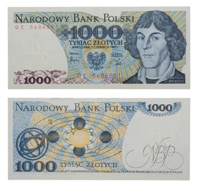 купить Польша 1000 злотых 1982