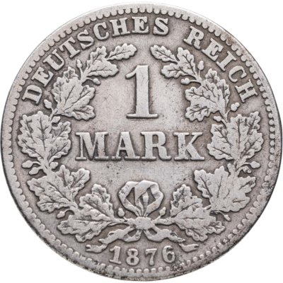 купить Германия 1 марка 1876 C знак монетного двора: "C" - Франкфурт-на-Майне