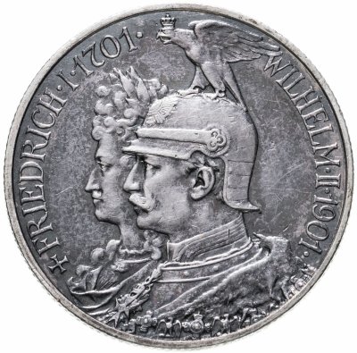 купить Германская Империя (Пруссия) 2 марки (mark) 1901 "200 лет Пруссии"