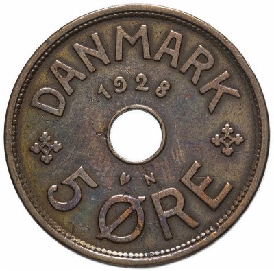 купить Дания 5 эре 1928
