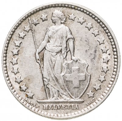 купить Швейцария 1/2 франка (franc) 1908