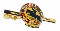 Купить Заколка подарочная с изображением наездника "WM 86. Bad Aachen", металл, Германия, 1980-1986 гг.