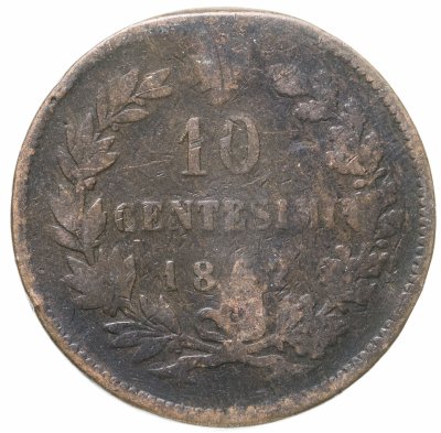 купить Италия 10 чентезимо (centesimi) 1862