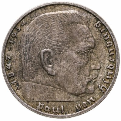 купить Германия (Третий Рейх) 2 рейхсмарки (reichsmark) 1939
