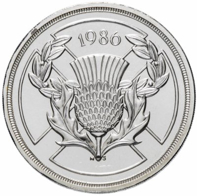 купить Великобритания 2 фунта (pounds) 1986 "XIII Игры Содружества"