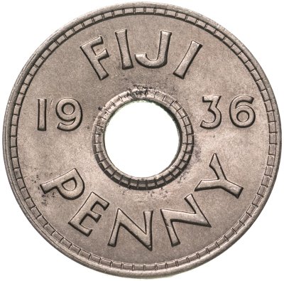 купить Фиджи 1 пенни (penny) 1936