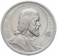 Купить Венгрия 5 пенге 1938 год 900 лет со дня смерти Святого Иштвана