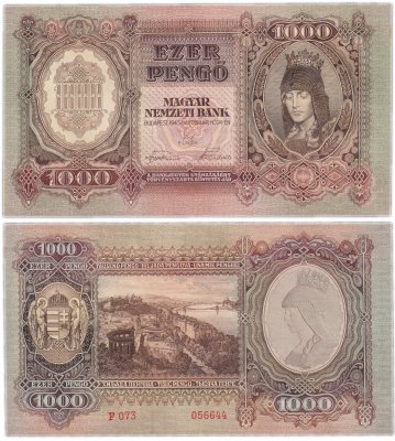 купить Венгрия 1000 пенге 1943 (Pick 116)