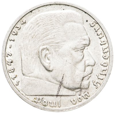 купить Германия, Третий рейх 5 рейхсмарок 1935