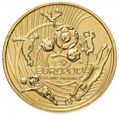 купить Польша 2 злотых 2012 "Чемпионат Европы по футболу 2012"