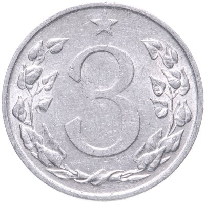 купить Чехословакия 3 геллера 1953