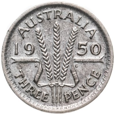 купить Австралия 3 пенса (pence) 1950