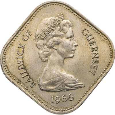 купить Гернси 10 шиллингов (shillings) 1966 "900-летие завоевания Нормандии"