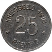 купить Германия (Колбенц) нотгельд 25 пфеннигов 1918