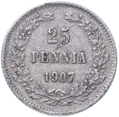 купить 25 пенни (pennia) 1907