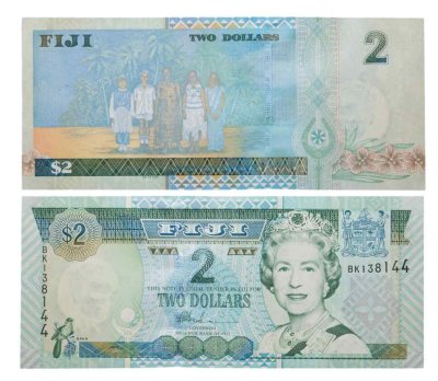 купить Фиджи 2 доллара 2002 "Елизавета 2" Pick 104