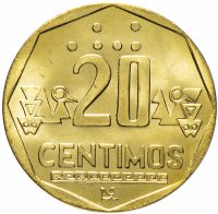 купить Перу 20 сентимо (centimos) 1994