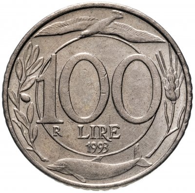 купить Италия 100 лир 1993-2001