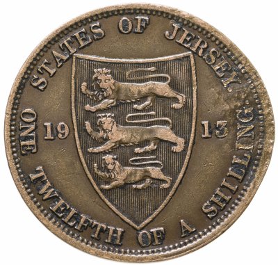 купить Джерси 1/12 шиллинга (shilling) 1913