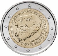 Купить Португалия 2 евро 2019 "500-летие кругосветного плавания Магеллана"