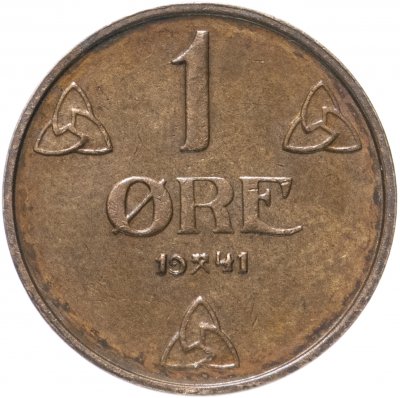 купить Норвегия 1 эре (ore) 1941