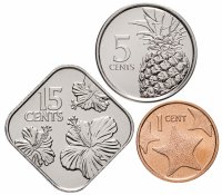 купить Багамские острова набор 2015 - 2018 года 1, 5, 15 центов (3 штуки)