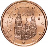 Купить Испания 1 цент (cent) 2006