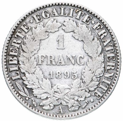 купить Франция 1 франк (franc) 1895