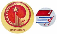 Купить Набор Значков СССР "Наука и техника СССР. Гавана 1976", ММД и " Дружба СССР- КУБА", ЛМД, Булавка