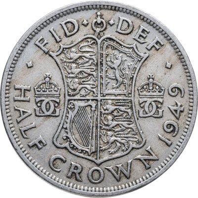 купить Великобритания 1/2 кроны 1949