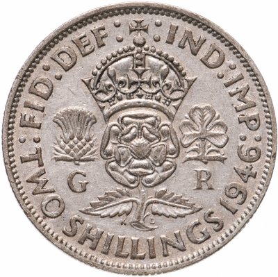 купить Великобритания 2 шиллинга (shillings) 1946