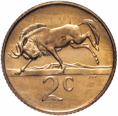 купить ЮАР 2 цента (cents) 1983