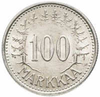 Купить Финляндия 100 марок 1956